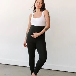 Storq Maternity Leggings in black